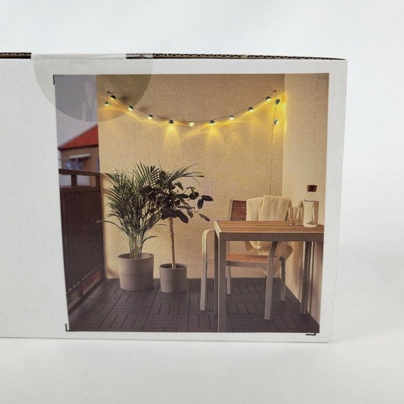 IKEA SOLVINDEN LED Outdoor String Light with 12 Lights 204.845.82 - Picture 2 of 4